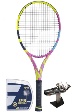 Теннисная ракетка Babolat Pure Aero RAFA 2 gen. - yellow/pink/blue