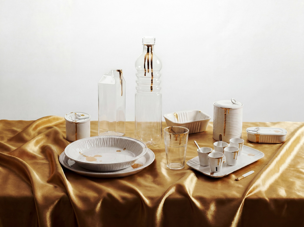 Креманка Estetico Quotidiano Ice Cream Set of 6 Gold 10642GKIT