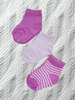 К 9505-3 Набор носков для детей 3 штуки оранжевый горох