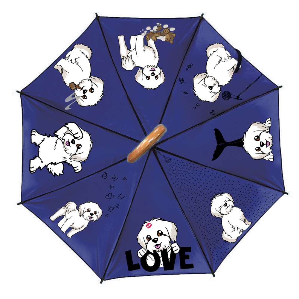 Зонт "Веселые Мальтезе"