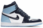 Кроссовки Jordan Air Jordan 1 Retro High Blue Chill 2019 (Женская размерная сетка)