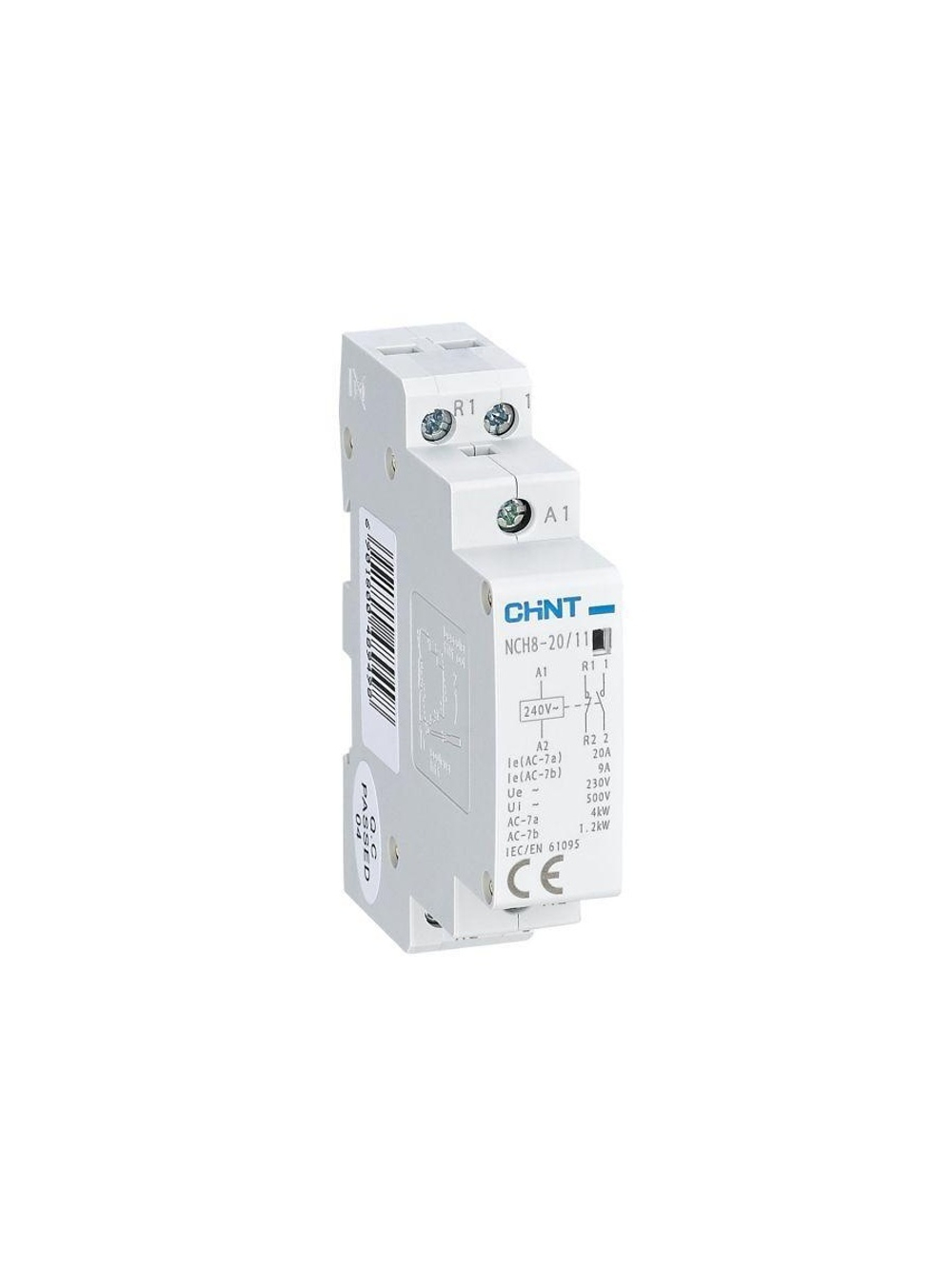 Контактор модульный NCH8-20/11 20А 1НЗ+1НО AC 220/230В 50Гц (R) CHINT 256052