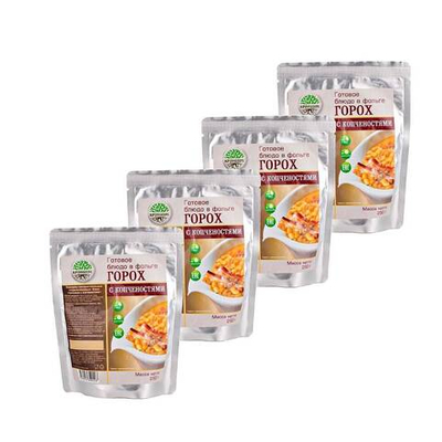 Готовое блюдо "Каша гороховая с копченостями" 250 г. (Кронидов) 4шт 1кг