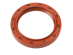 Сальник 75х100х12х14 а/м МАЗ хвостовика редуктора заднего моста (красный с пружиной/NBR) Резинотехника г. Балаково ( ОЕ 500-2402052Р к. )