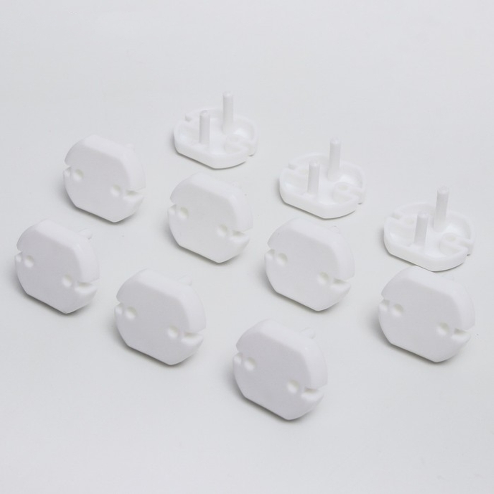 4623698 Набор заглушек для розеток, 10 шт., цвет белый