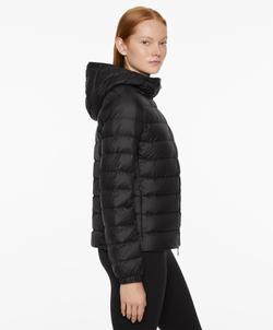 Oysho Водоотталкивающая куртка с легким наполнителем из 100%-го пуха, черный