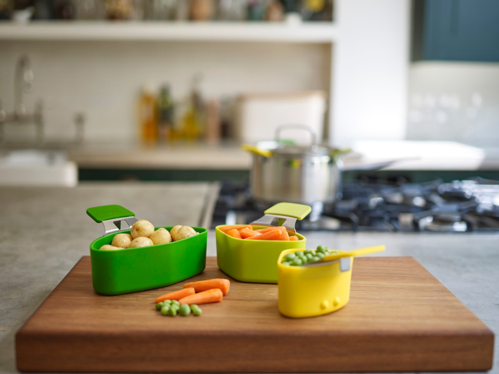 Набор из 3 пароварок для кастрюли nest компактный