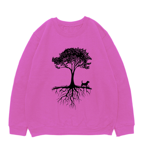 Свитшот "Бигль у дерева"