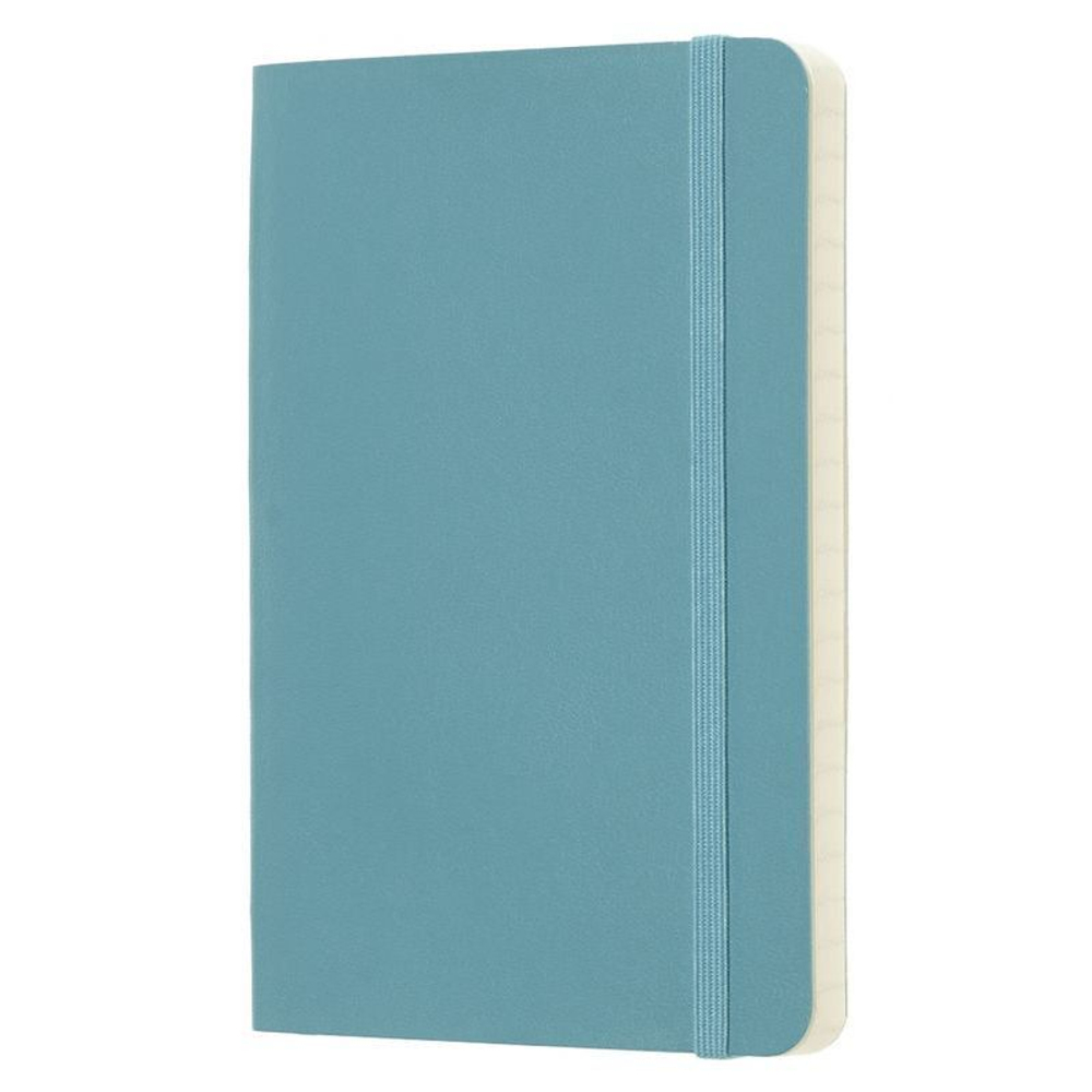 Блокнот Moleskine Classic Soft Pocket, 192 стр., голубой, в линейку