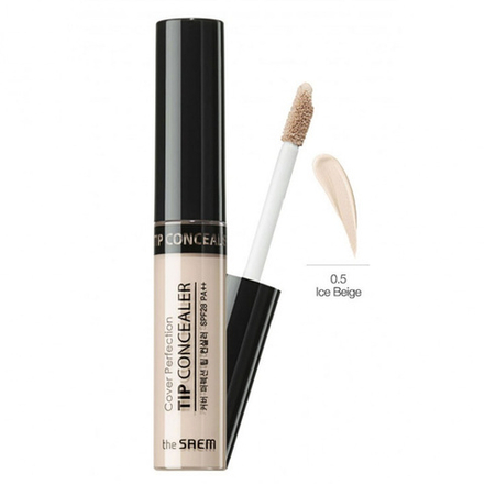 The SAEM Консилер для лица Cover Perfection Tip Concealer 0,5. Clear Beige 6,5гр