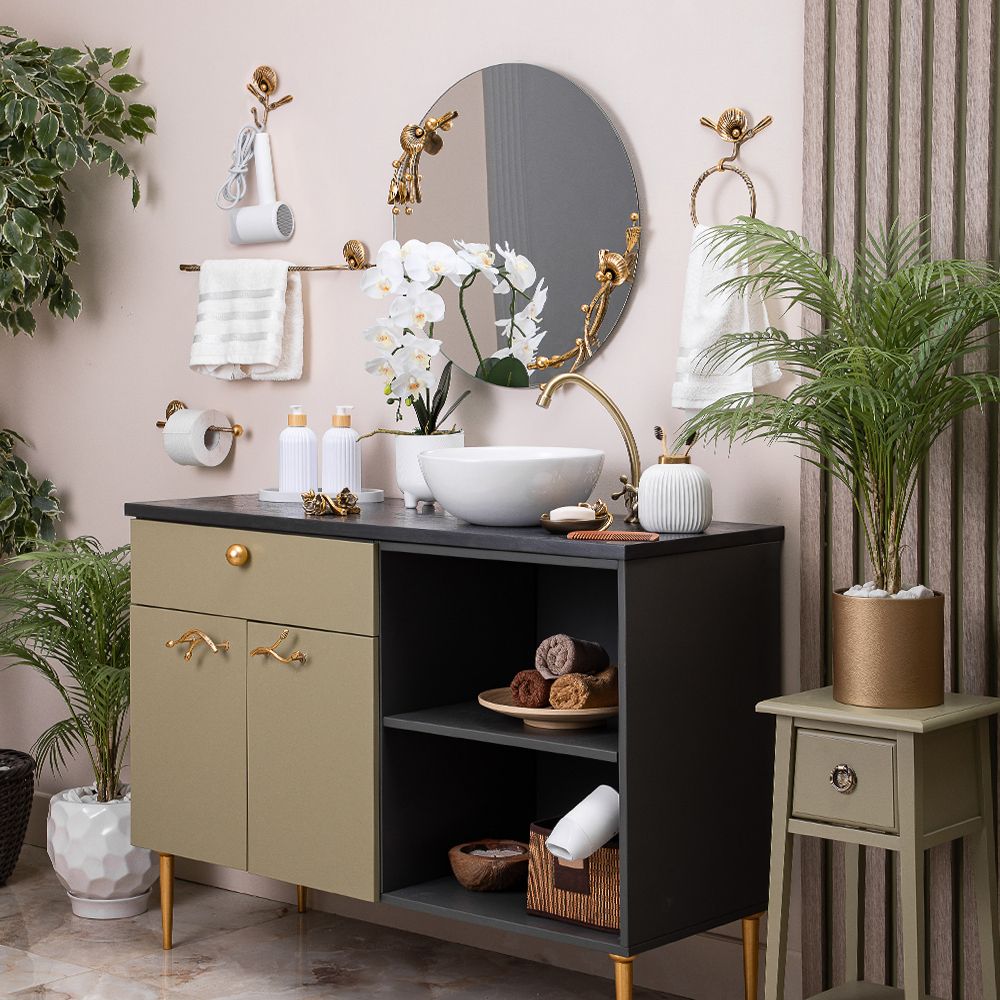 Зеркало настенное «Атлантис» Бронза