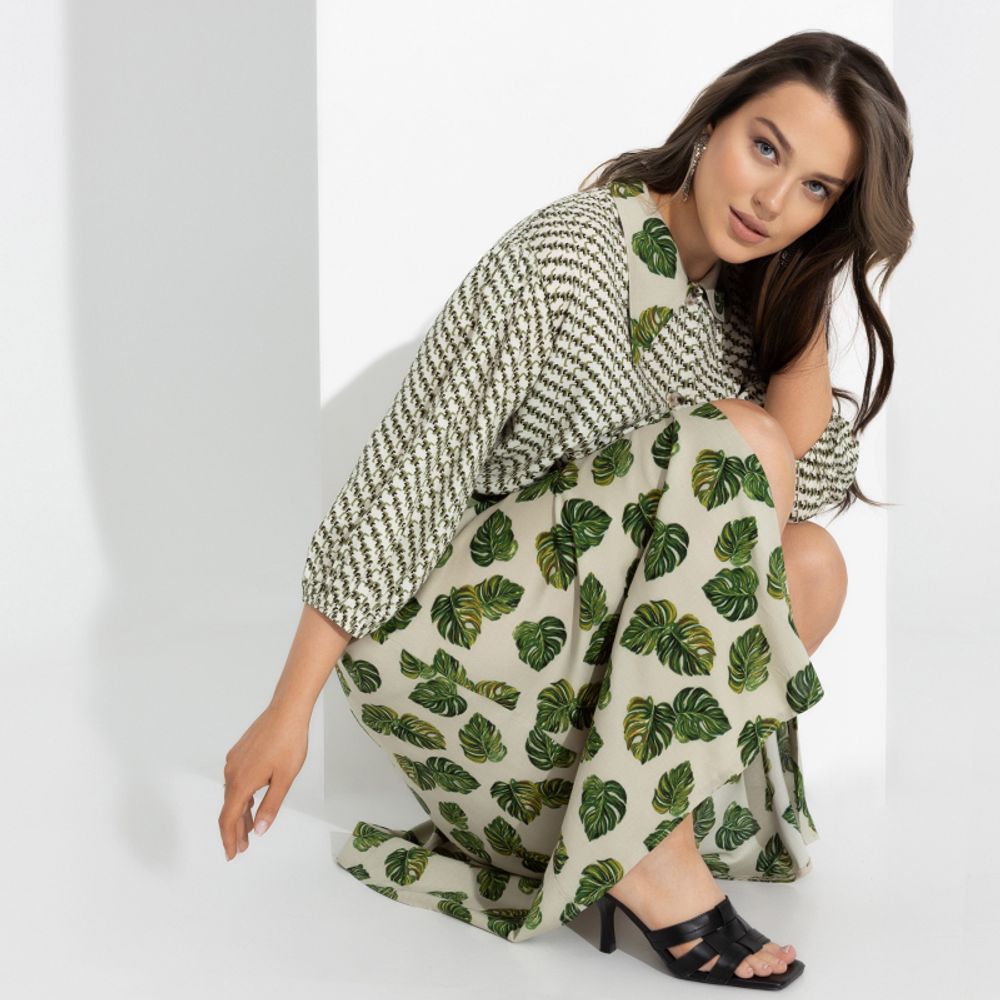 Платье-рубашка Взлет фантазии (с поясом) Charutti (Акция)