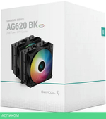 Кулер для процессора DeepCool AG620 BK ARGB (R-AG620-BKANMN-G-2)