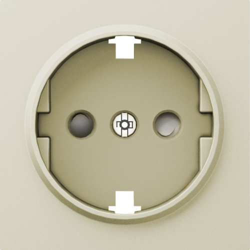 Накладка для розетки Schuko с заземлением, со шторками 16A 250 В~, серия A07