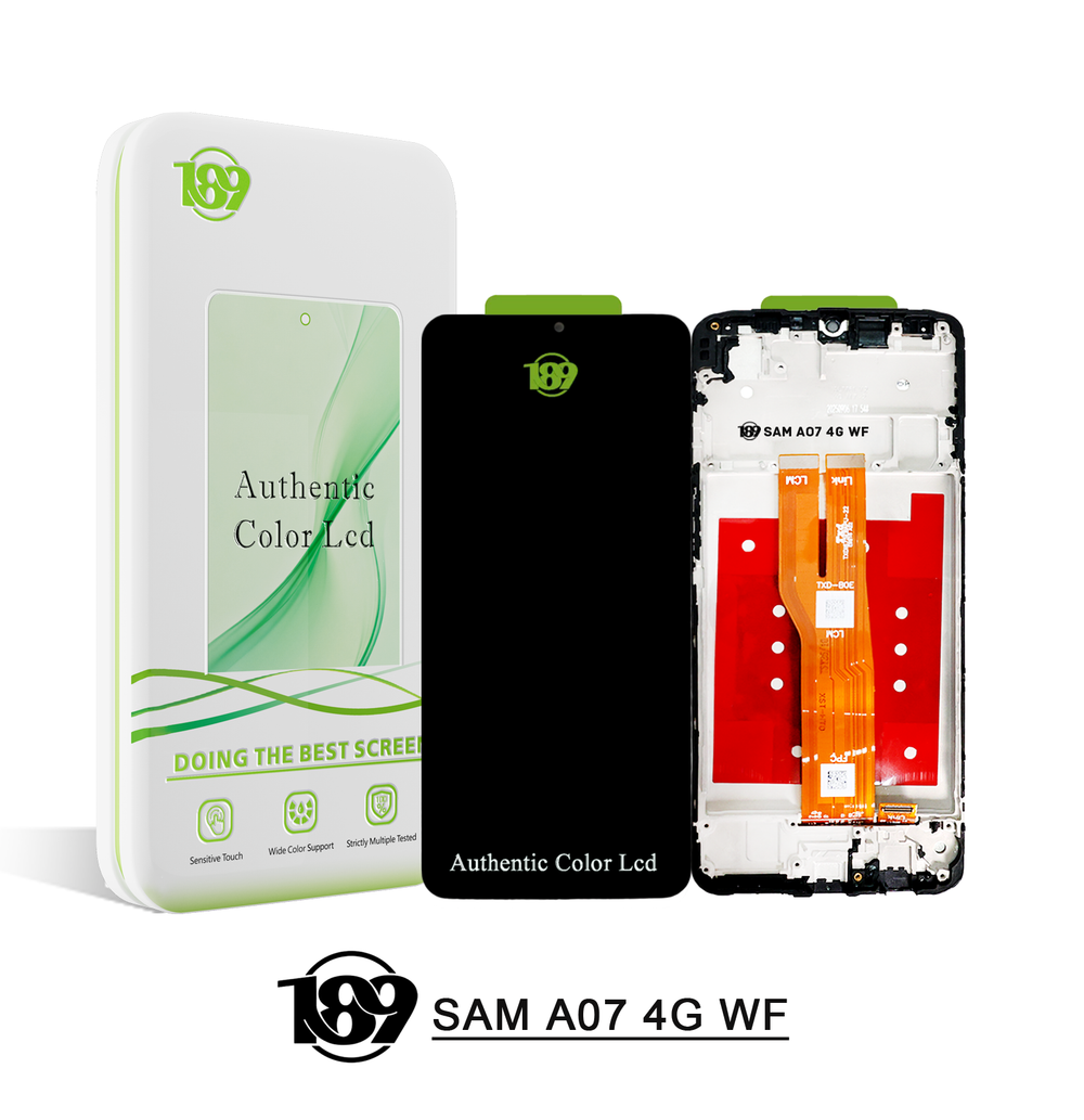 Дисплей Samsung A07 4G/ A075F Рама; бренд 189 (как OR100)