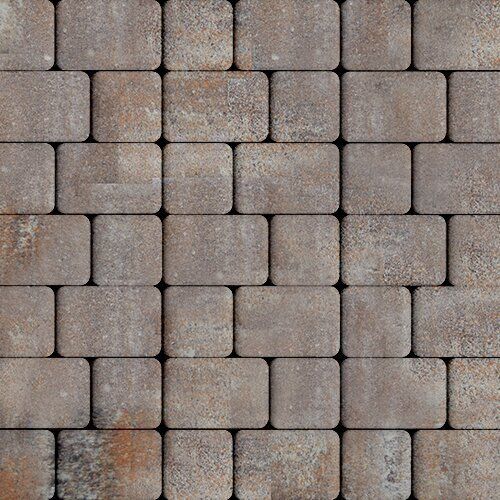 Тротуарная плитка Инсбрук Альт Дуо, 40 мм, ColorMix Берилл, гладкая