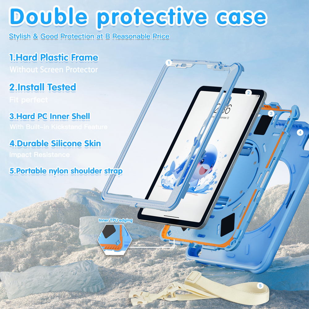 Противоударный бампер Baby Bubbles Сase Belt для iPad Air 11 2024
