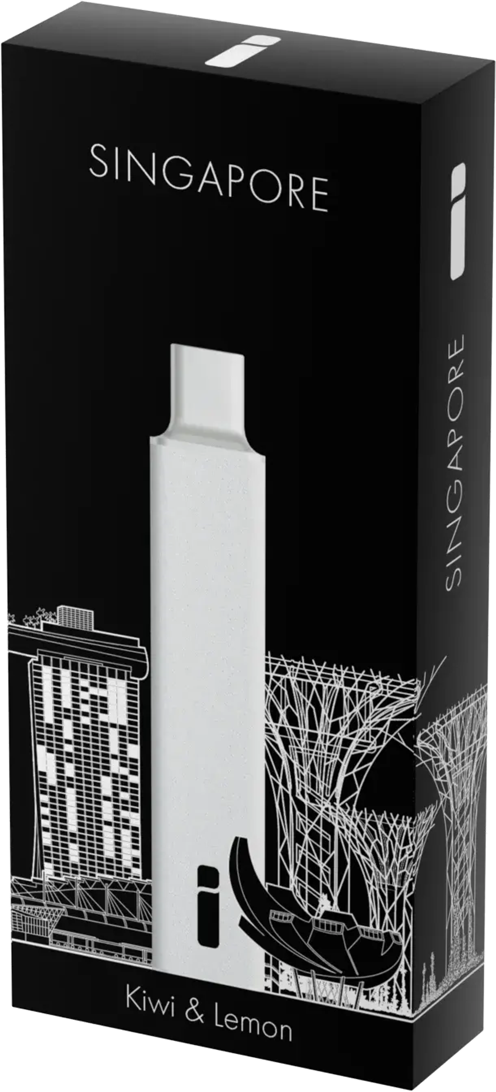 i individual Singapore White - Киви-лимон 1111 затяжек 20мг (2%)