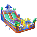 Коммерческий батут "Морские приключения" 15*8*7 м