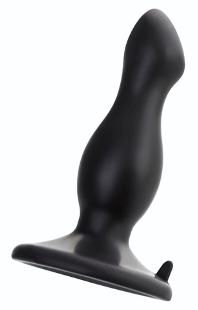 Черная анальная втулка Antlia - 10,5 см. (Цвет: черный)