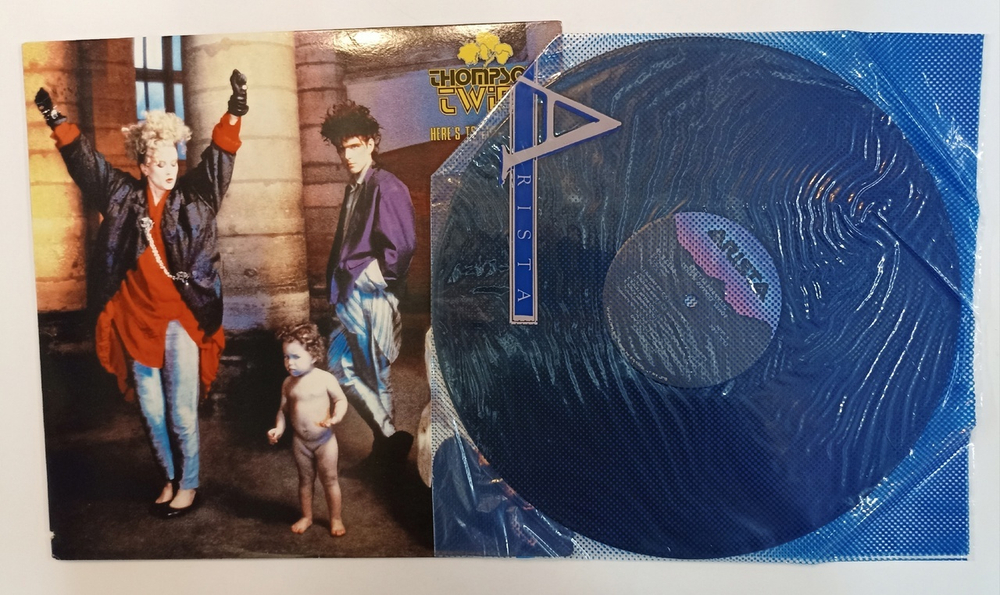 Винтажная виниловая пластинка LP Thompson Twins Heres To Future Days (USA 1985)