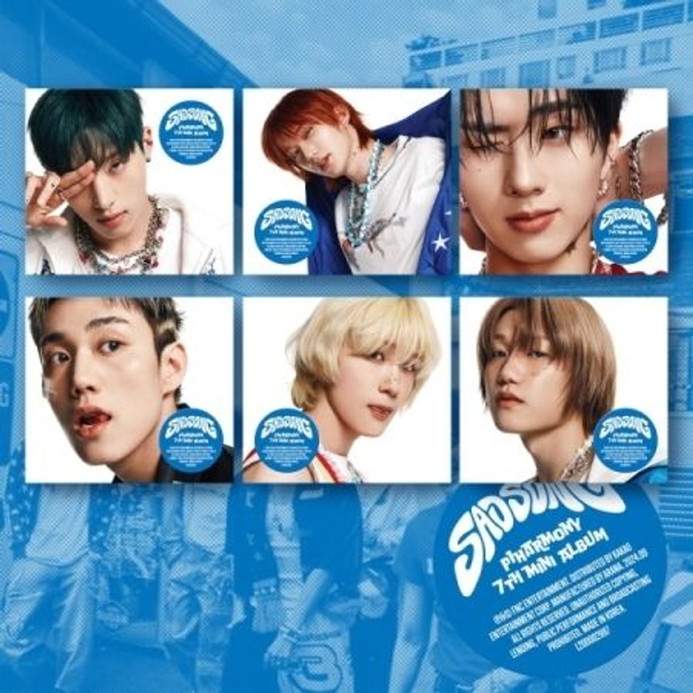 Альбом P1HARMONY - SAD SONG 7th Mini Album DIGIPACK RANDOM Version