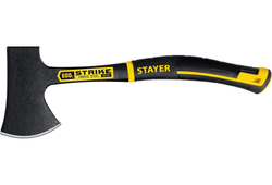 STAYER STRIKE, 600/850 г, 330 мм, цельнометаллический топор, Professional (2065-06)