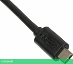 Кабель Buro USB (m)/USB Type-C (m) 1.8м черный (BHP USB-TPC-1.8)