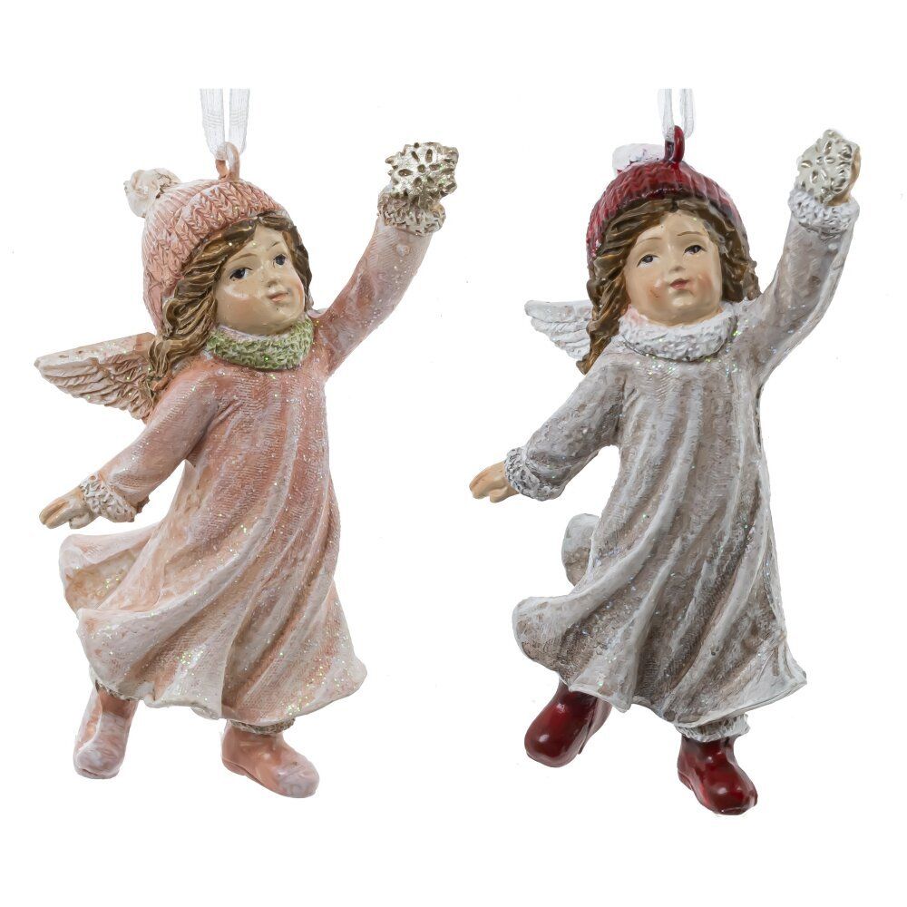 GAEM Украшение новогоднее "Девочка-ангел", L4,5 W3,5 H8 см, 2в.
