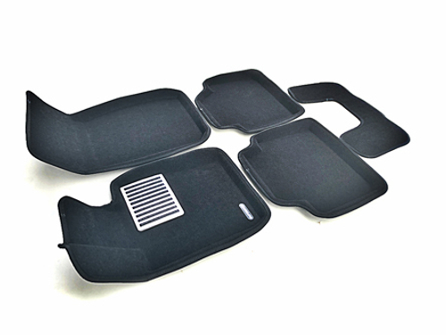 Коврики салона для BMW 3 (F30) (2010-2018) (X-Drive) Euromat 3D Lux черные. Арт. EM3D-001223