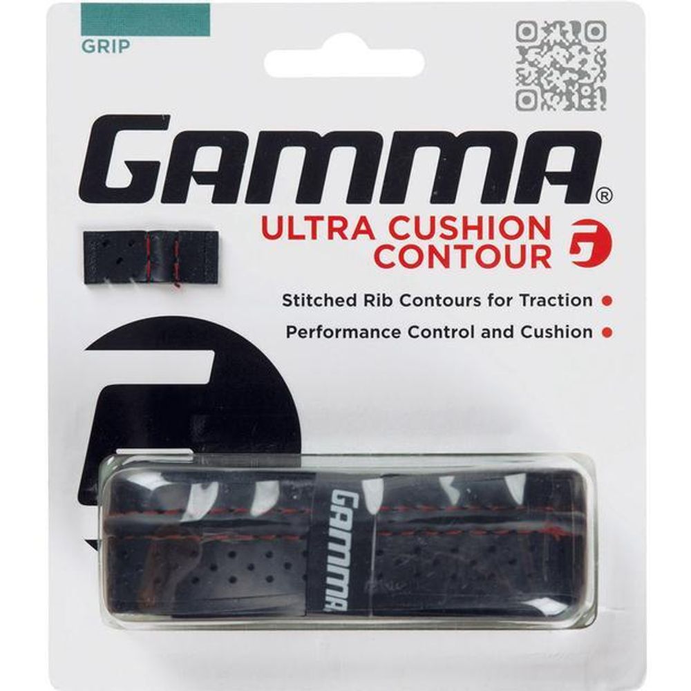 Теннисные намотки базовые Gamma Ultra Cushion Contour 1P black