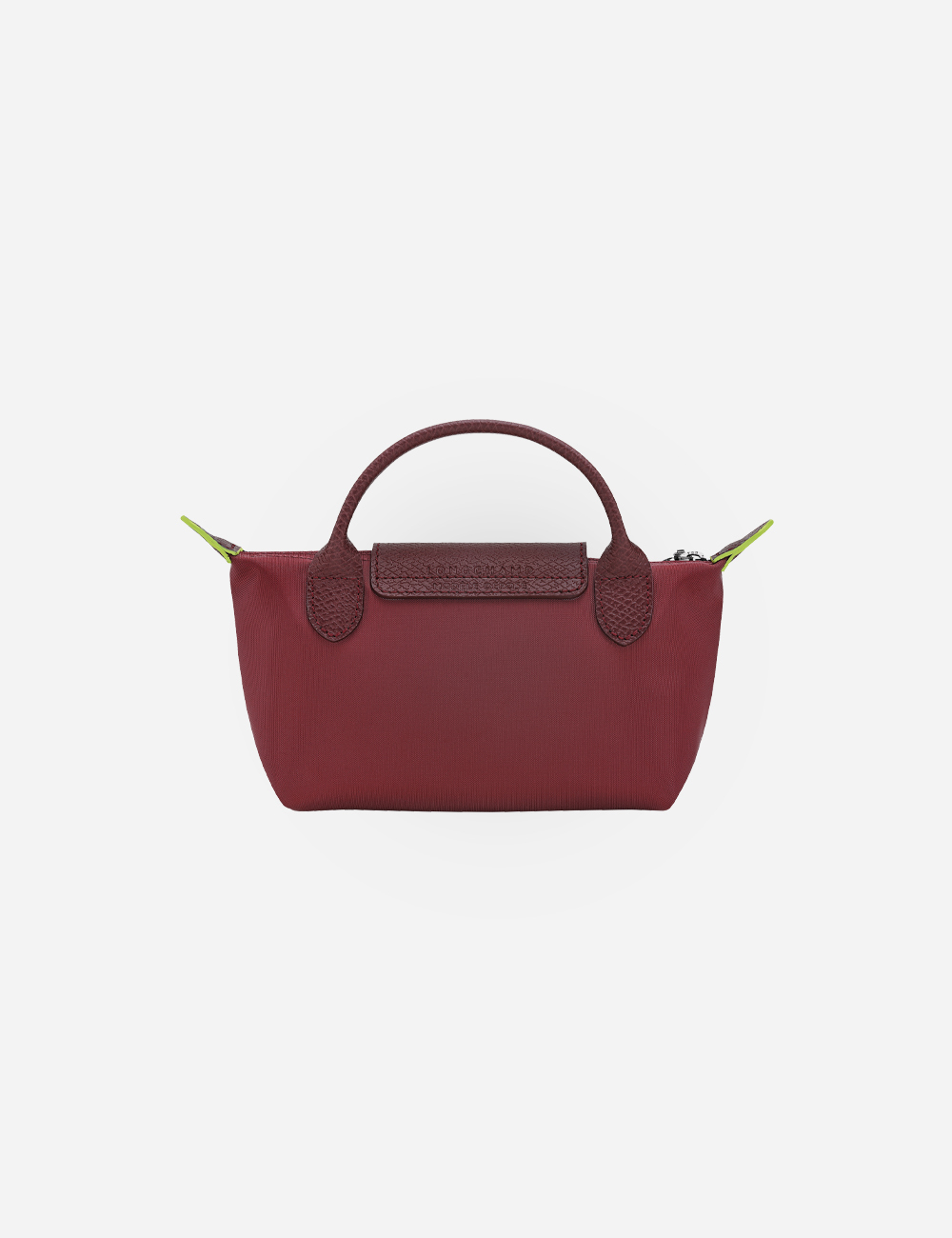 Longchamp Le Pliage Green Pouch "Pomegranate"
