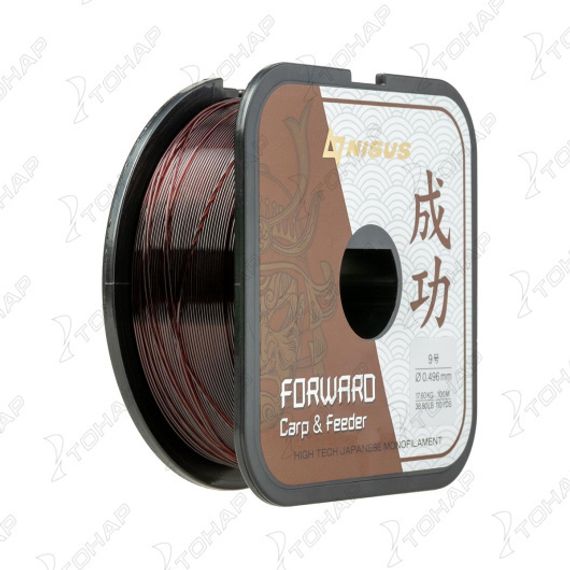 Леска FORWARD Carp & Feeder brown 0,496mm/100m Nylon (N-FСF-0496-100) Nisus
