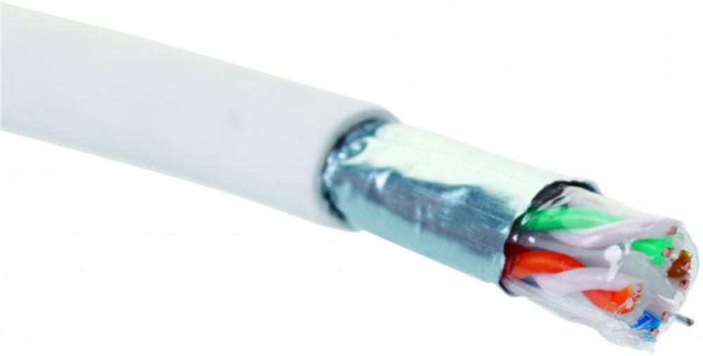 Кабель витая пара F/UTP 6 кат. 4 пары Eurolan 19C-F6-12WT-B305