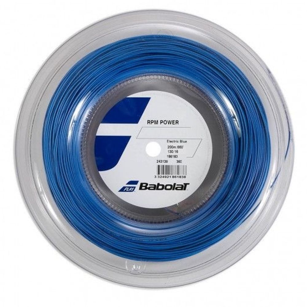 Струны для тенниса BABOLAT RPM POWER BLUE В нарезке (1 натяжка) 11 м