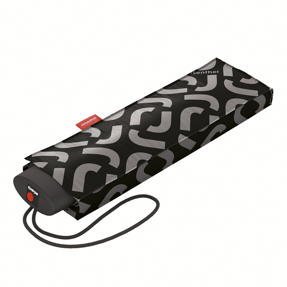 Зонт механический pocket mini signature black