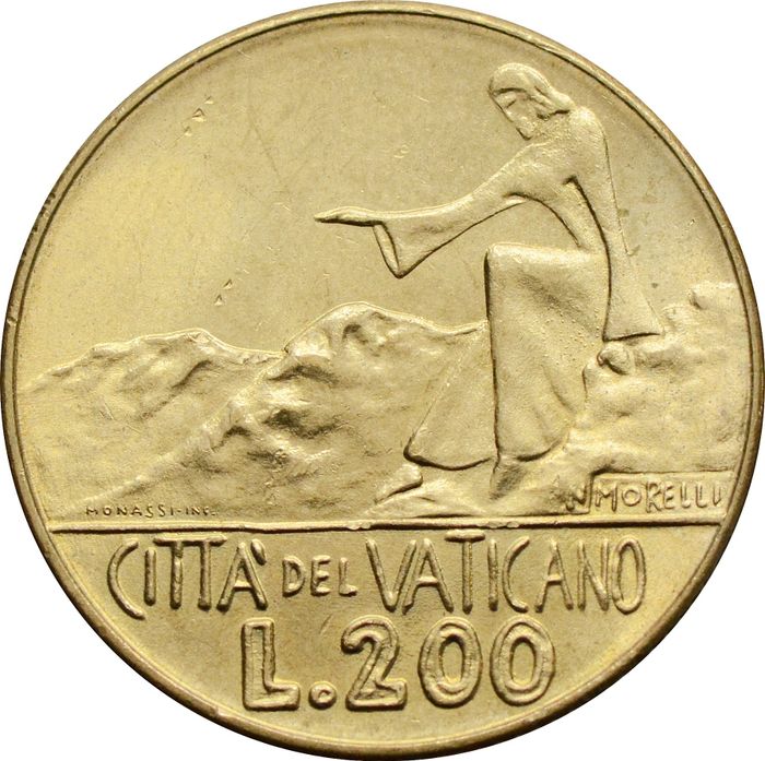 200 лир 1978 Ватикан