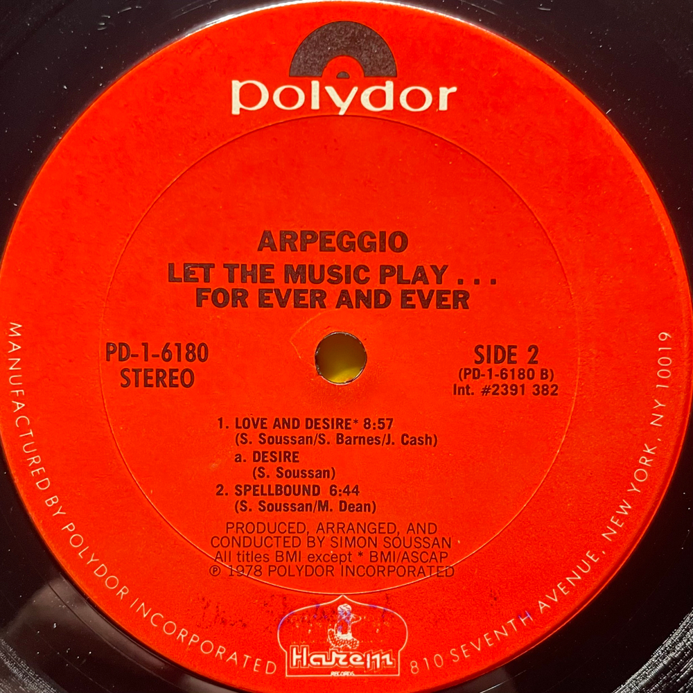 Arpeggio ‎– Let The Music Play (США 1978г.)