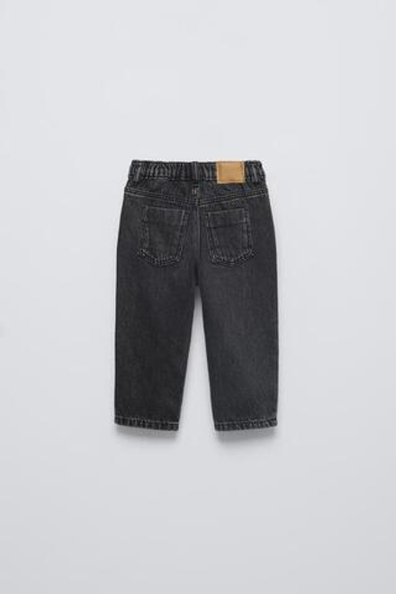 ZARA ДЖИНСЫ MOM FIT, ЧЕРНЫЙ