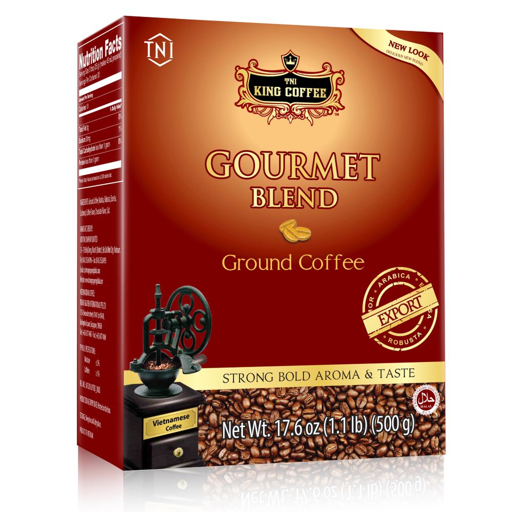 Вьетнамский молотый кофе Gourmet Blend King Coffee, 250 гр.