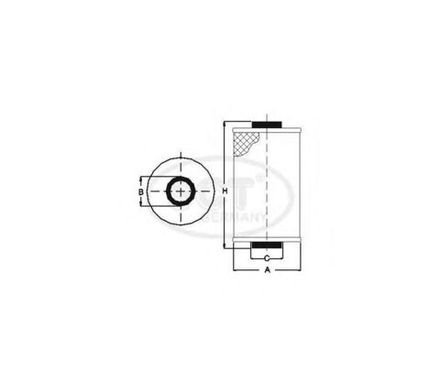 Фильтр масляный SCT SH4782