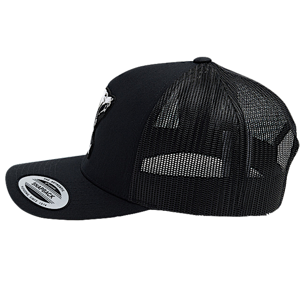 Бейсболка Narval Dichka! Roar Rawcut Black&White с сеткой 5P -