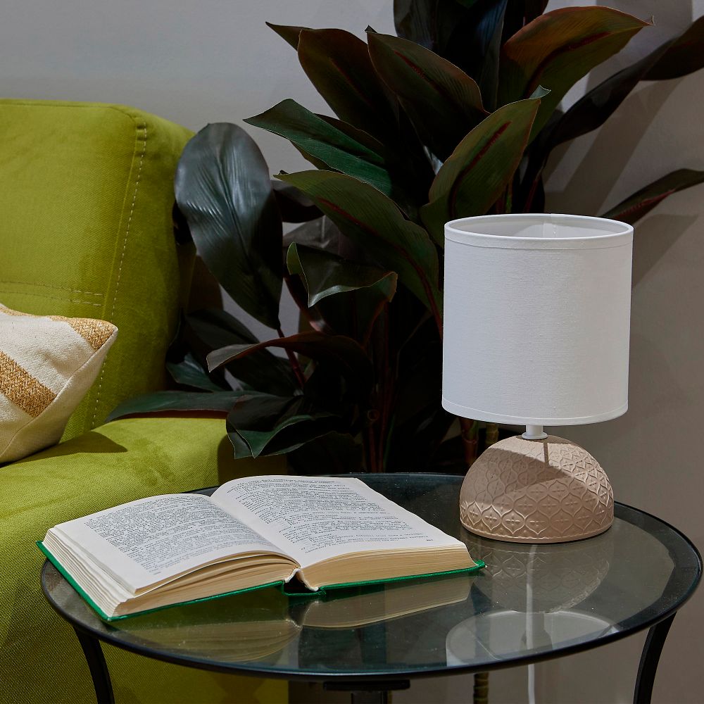 UML-B302 E14 BROWN Светильник настольный декоративный под лампу Е14. 40W. Механический выключатель. Коричневый. ТМ Uniel