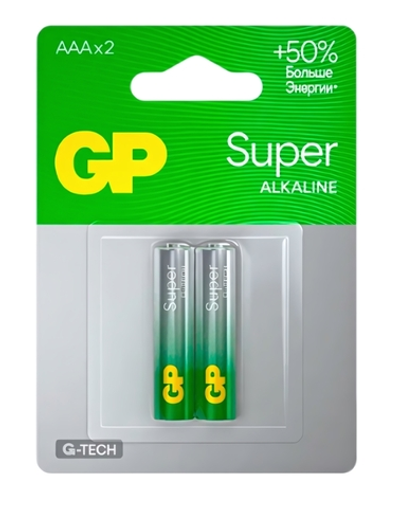 Элемент питания GP LR03 SUPER G-Tech BL/2