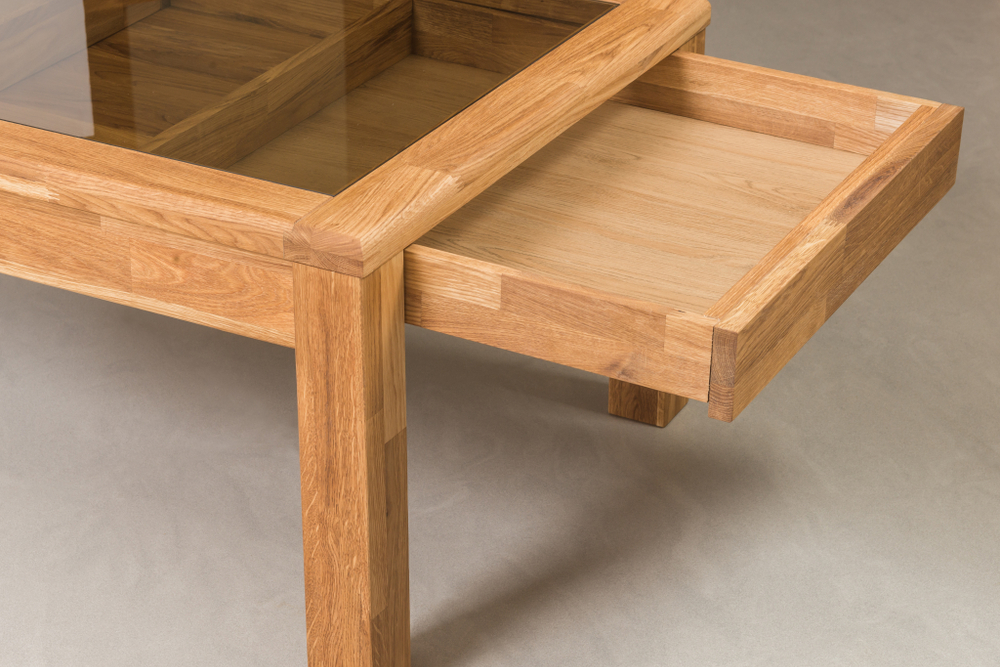 Стол журнальный из массива дуба Parma