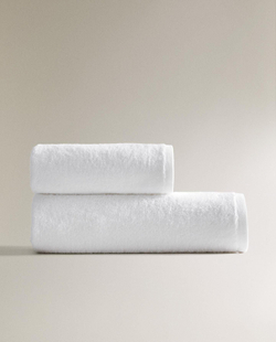 Zara Home - Очень мягкое банное полотенце, белый, 70х140 см