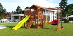 Детская площадка Савушка Мастер 4 COMFORT Plus (скат 3 метра)