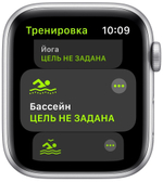 Часы Apple Watch Series SE 44 mm Silver Aluminum Case/White Sport Band