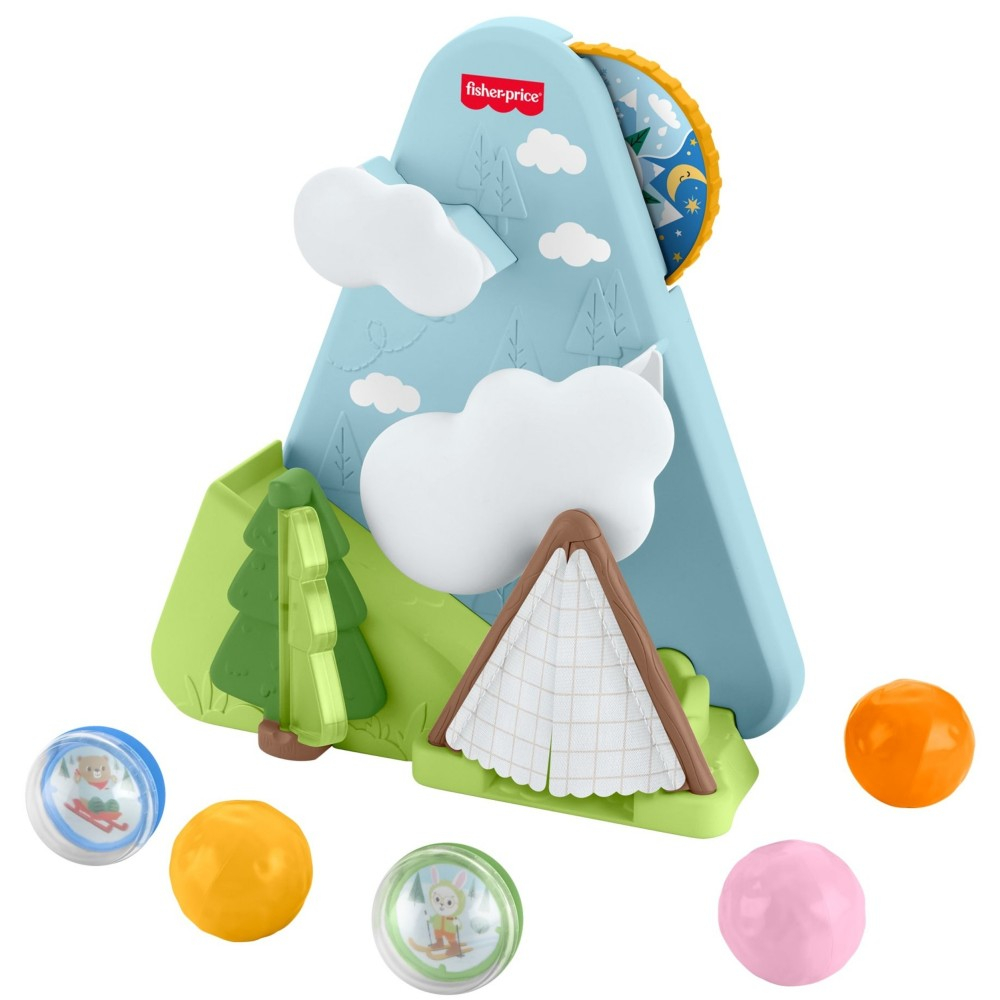 Fisher Price JLB88 — Развивающая горка Fisher-Price Лесные друзья с шариками — фото 2