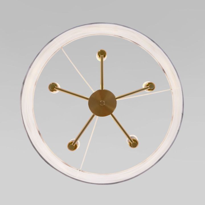 Подвесная люстра Eurosvet Brume 60174/5 латунь a069024